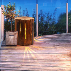 Resin Simulation Tree Stump Landscape Decorative Lighting Garden Lawn Lights