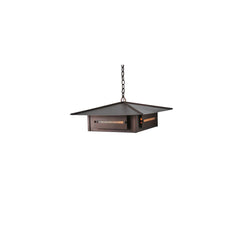 4 Light 35" Wide Pendant with Handmade Shade