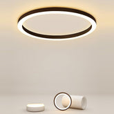 16'' Modern Simple Circle Flush Mount LED Lights Dimmable Ceiling Lights with Remote