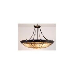 4 Light 28" Wide Pendant with Handmade Shade