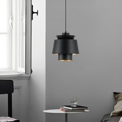 Creative Cylindrical Electroplated Metal LED Modern Pendant Lighting