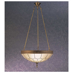 3 Light 19" Wide Pendant with Handmade Shade