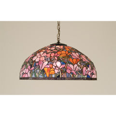 3 Light 22" Wide Pendant with Handmade Shade