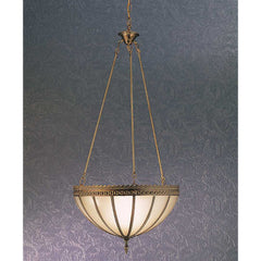 20" Wide Pendant with Handmade Shade