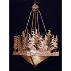 2 Light 20" Wide Pendant with Handmade Shade