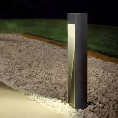 Square 5W LED Waterproof Black Modern Pathway Lights Post Light