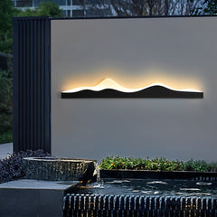 Mountain Scenery Creative Waterproof LED Modern Outdoor Wall Lights