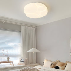 Ronde Wolken Scheuren 3-Staps Dimmen Melkwit Moderne Plafondlamp Armatuur