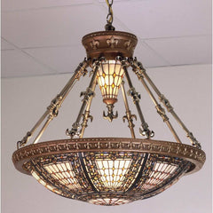 2 Light 26" Wide Pendant with Handmade Shade