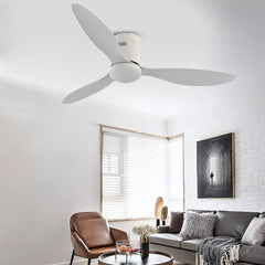 52'' Variable Frequency with Remote Control Three-color Dimming LED Ceiling Fan Lamp