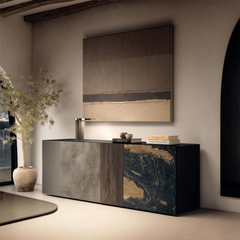 36e8 Sideboard - Havana/Peltro