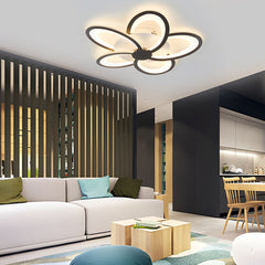 Moderne bloesem opbouwlamp - Acryl LED plafondlamp in bloemvorm