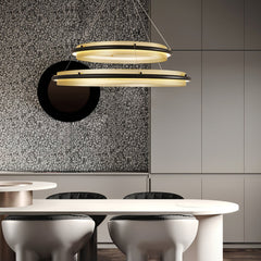 Acrylic LED Round Pendant light Chandelier