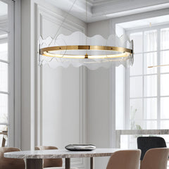 Acrylic Wave Ceiling fixture Chandelier