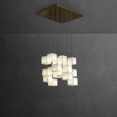 Alabaster Box Houselight Pendant Light