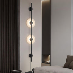 Alabaster Vertical Plug-in Wall sconce Wall Sconce