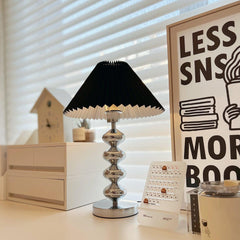 Aleisha Pleated Side table lamp Table Lamp