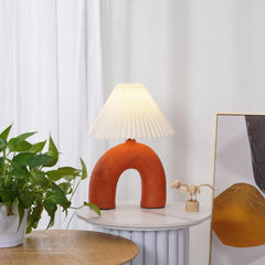 Arched Pleated Work lamp Table Lamp