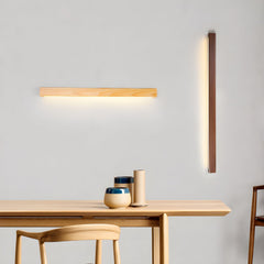 Arlo Linear Wood Lamp bracket Wall Light