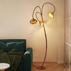 Artistic Lotus Leaf Accent Lamp Floor Lamp