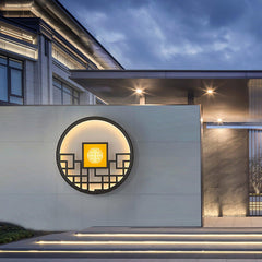 Round Outdoor Lamp bracket Wall Light