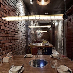 Artisan Glass Linearity Gasolier Chandelier