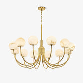 Aurelian Alabaster Globe Candelabrum Chandelier