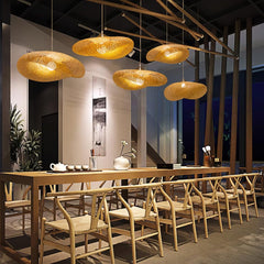 Bamboo Weaving Hanging light Pendant Lamp
