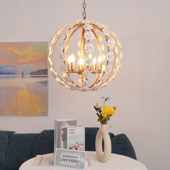 Bianca Floral Orb Ceiling fixture Chandelier