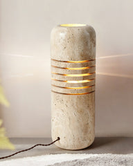 Big Stone Bucket Uplight Lamp Floor Lamp