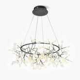 Black Big O Firefly LED Electrolier Chandelier