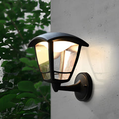 Retro Waterproof Black Vintage Outdoor Wall Lamp Plug in Wall Sconce Lighting