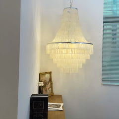 Boho Shell Tiered Pendant light Chandelier