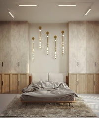 Brass Glass Tube Wall light Wall Lamp