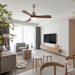 Breeze Master Wooden 48"/52" Overhead light Ceiling Fan Light