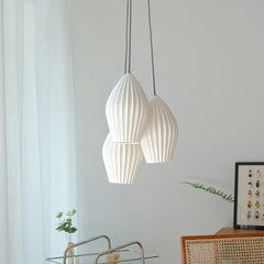 Ceramic Ribbed Ceiling light fitting Pendant Light