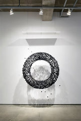 Charcoal Shape O Crown Chandelier