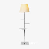 Chrome Prism Side Reading light Table Floor Lamp