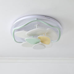 Colorful Cloud Round Flush mount light Ceiling Lamp