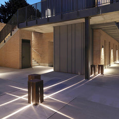 Crack Cube Post light Outdoor Light