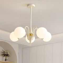 Cream Ball Electrolier Chandelier