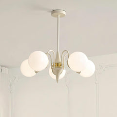 Cream Ball Electrolier Chandelier