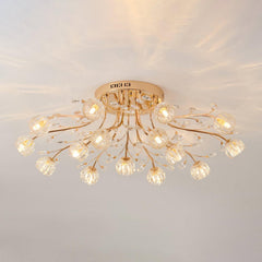 Crystal Flower Ceiling-mounted light Ceiling Light