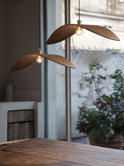 Curve Wooden Drop light Pendant Lamp