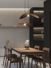 Curve Wooden Drop light Pendant Lamp