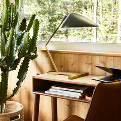 Curvilinear Mid-Century Nightstand lamp Table Lamp