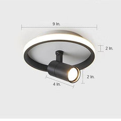 Circular LED Modern Ceiling Lights Adjustable Spotlight Ceiling Lamp