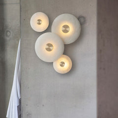 Disc Shaped Alabaster Wall sconce Wall Light