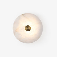 Disc Shaped Alabaster Wall sconce Wall Light