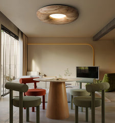 Donut Wood Ceiling fixture Ceiling Light
